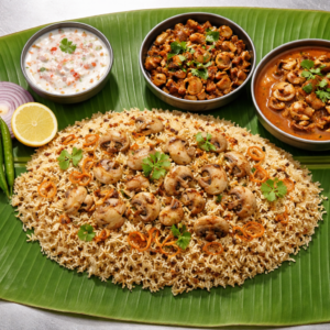 Mushroom Biriyani